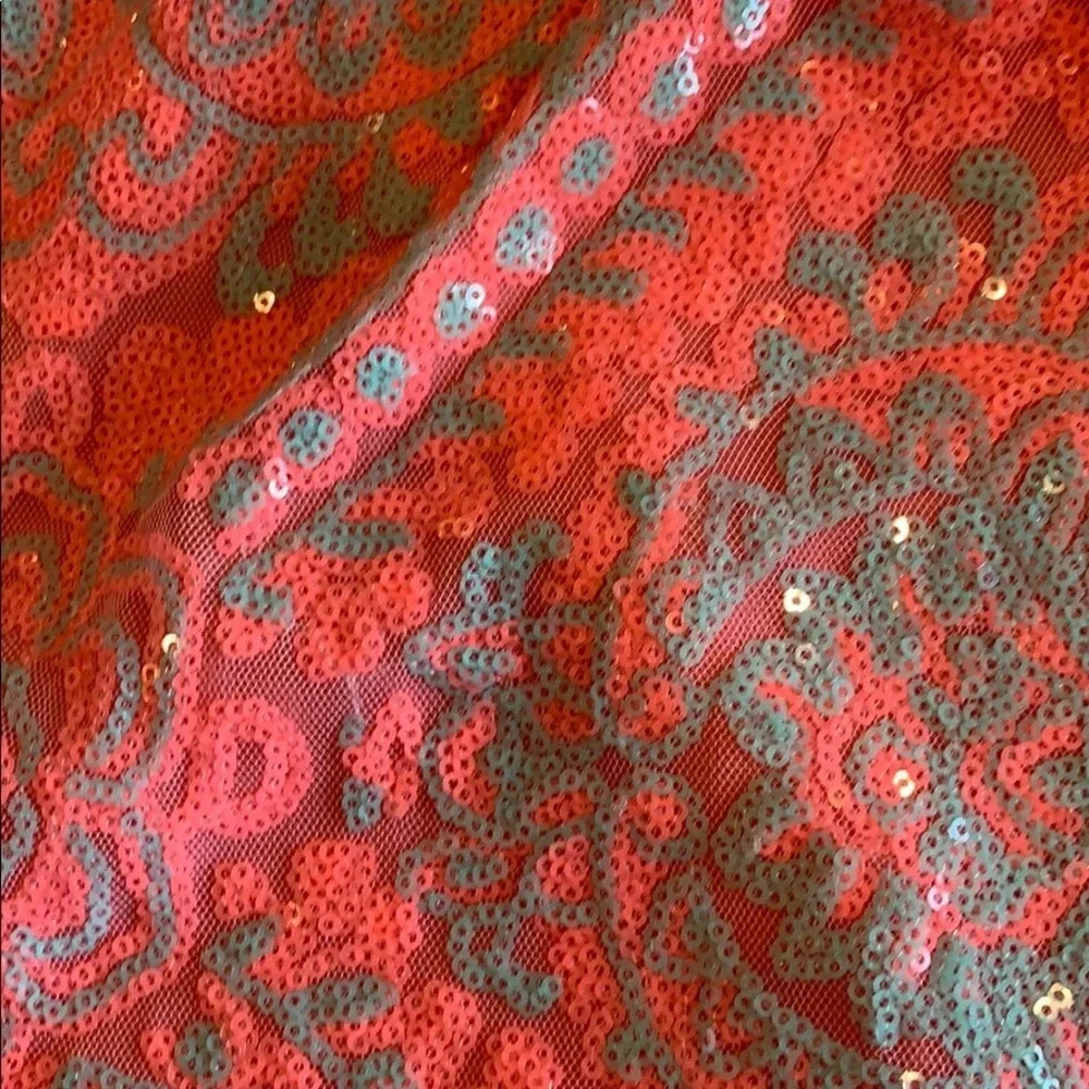 Sequin skirt size M peach/pink and grey - Picture 8 of 12